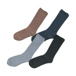 라쿠라쿠 남성 양말 가을·겨울용 울혼방 5900 모카