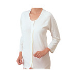 여성 7부 전면 오픈 원터치 내의 MU-340 M 화이트