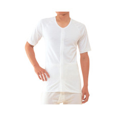 남성 5부 전면오픈 원터치 내의 No.2 S 오프화이트