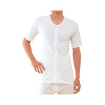 남성 5부 전면오픈 원터치 내의 No.2 L 오프화이트