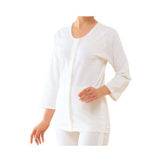 여성 7부 전면 오픈 원터치 내의 No.50 L 오프화이트