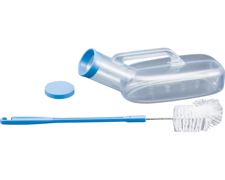 SA 투명 간이 소변기 남성 (브러시 포함) 100230