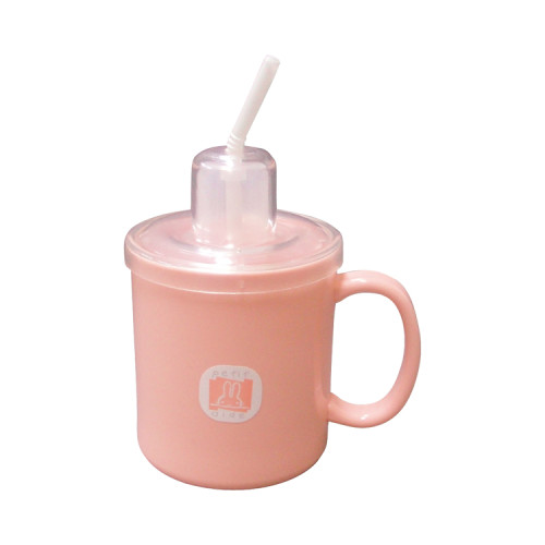 빨대 부착 머그컵 HS-N4-P 핑크