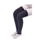 무릎부착형 폭신 레그워머 2개 1세트 9052 블랙 프리사이즈