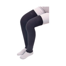 무릎부착형 폭신 레그워머 2개 1세트 9052 블랙 프리사이즈