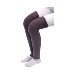 무릎부착형 폭신 레그워머 2개 1세트 9053 브라운 프리사이즈