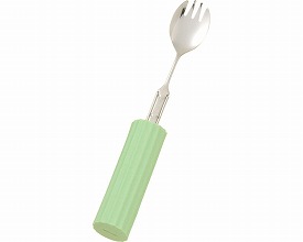 구부려 사용 실리콘 스펀지 부착 R-24/SS-28 숟가락 포크 겸용(소)