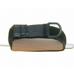 만능커프 가죽 고정 밴드 (나무 손잡이 포함) H-2 관통개 블랙