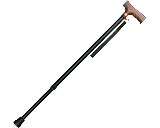 알루미늄 경량 22mm 지팡이 0401-BS2812 블랙