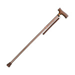 알루미늄 경량 접이식 지팡이 베이직 22mm 0401-BO4811 연갈색