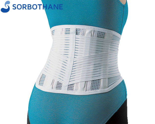 솔보 허리 보호대 63327 M 화이트