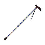 꽃무늬 신축 지팡이 46-F4 블루