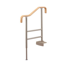 안주 단차용 손잡이 KM-650L L형 531-044 연갈색