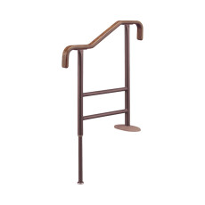 안주 단차용 손잡이 KM-650F F형 531-048 연갈색