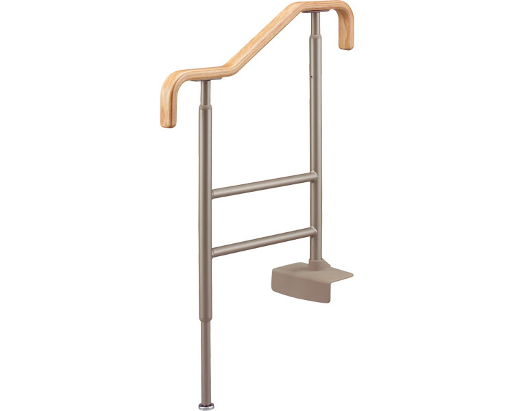 안주 단차용 손잡이 SM-650L L형 531-054 연갈색