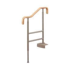 안주 단차용 손잡이 SM-650L L형 531-054 연갈색