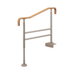 안주 단차용 손잡이 SM-950L L형 531-064 연갈색