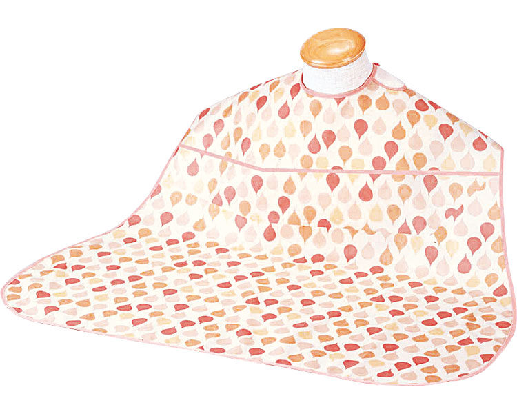 소프라피렌 식사용 앞치마 물방울무늬 포켓 있음 102252 그린