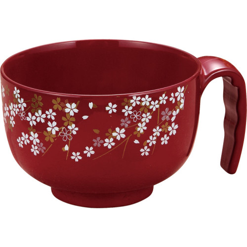 라쿠라쿠 간편 국그릇 71682 주홍 벚꽃