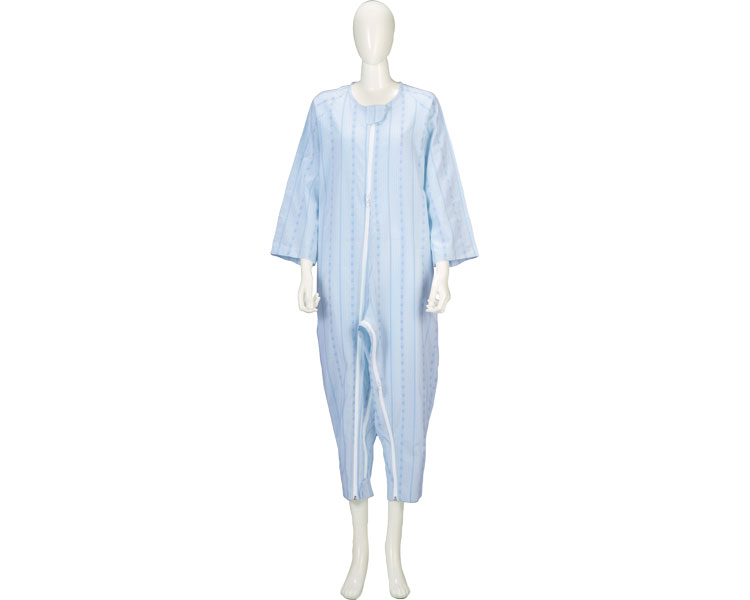 소프트케어 풀오픈 잠옷 두꺼운 타입 106442 S 네이비