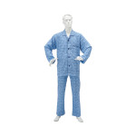 라쿠라쿠 남성 스무스 무늬 잠옷 세트 No.805 L 네이비