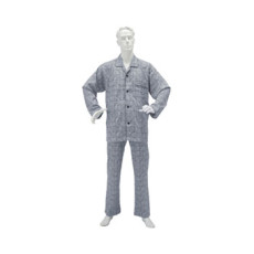 라쿠라쿠 남성 스무스 무늬 잠옷 세트 No.805 L 그레이