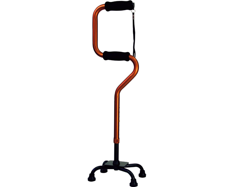 S자형 알루미늄 네발 지팡이 26299