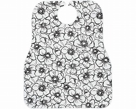 식사용 방수 앞치마 400 꽃무늬블랙