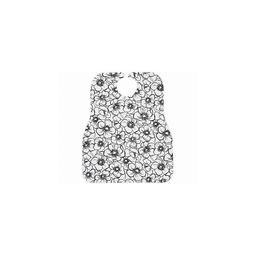 식사용 방수 앞치마 400 꽃무늬블랙