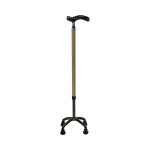 풀카본 쿼드케인 네발 지팡이 70C-C1 격자 BR