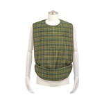 소프라피렌 식사용 앞치마 체크 2WAY 형 102282 그린