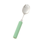 스테인리스 실리콘 스펀지 스푼 손잡이 타입 N-3/SS-18 숟가락 포크 겸용(대)