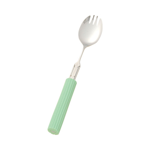 구부려 사용 실리콘 스펀지 부착 R-21/SS-18 숟가락 포크 겸용(대)