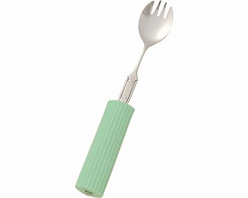 구부려 사용 실리콘 스펀지 부착 R-24/SS-2 숟가락 포크 겸용(소)