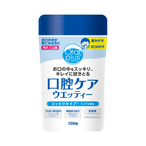 오랄 플러스 구강 케어 티슈 (상쾌 타입) 172471 100매입