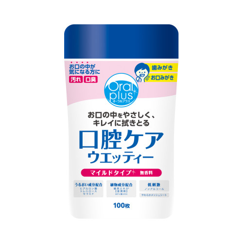 오랄 플러스 구강 케어 티슈 (마일드 타입) 172501 100매입