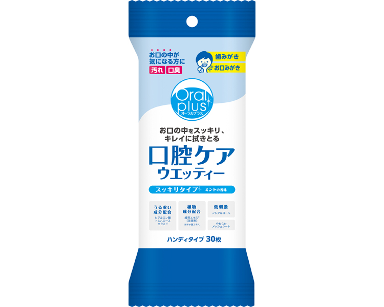 오랄 플러스 구강 케어 티슈 (상쾌 타입) 172457 30매입