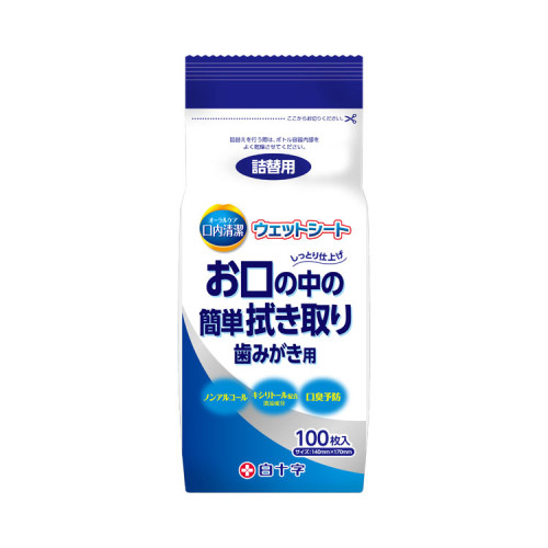 구강 전용 청결 물티슈 46340 100매입 리필용