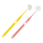 모아브러시 칫솔 2색 1세트 옐로우 & 핑크 각 1 개