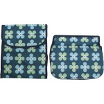 앙상블 전용 가방 세트 꽃무늬(파랑바탕)