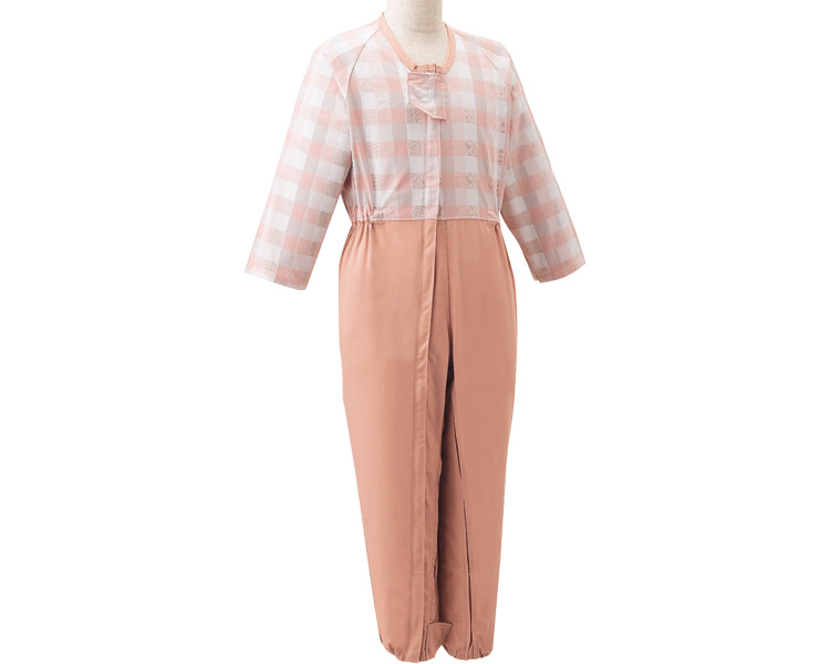 컨비네이션 풀 오픈형 환자복 5738-TA L 블록연어