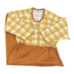 컨비네이션 풀 오픈형 환자복 5738-TA M 블록베이지