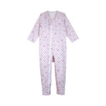 컨비네이션 Ⅱ 풀 오픈형 환자복 5638-A M 리프핑크