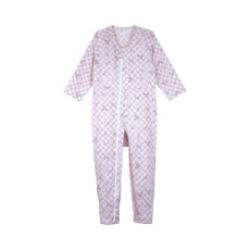 컨비네이션 Ⅱ 풀 오픈형 환자복 5638-A M 리프핑크