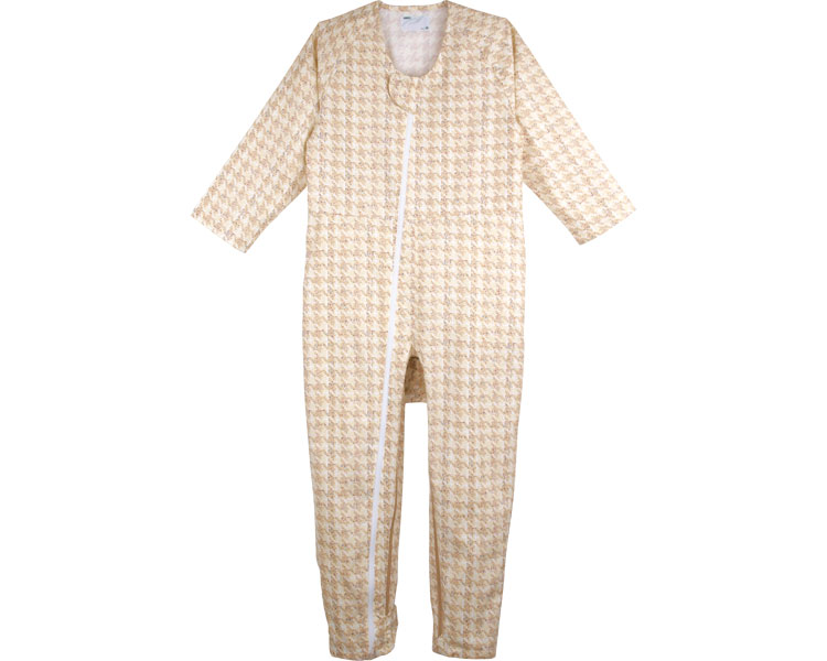 컨비네이션 Ⅱ 풀 오픈형 환자복 5638-A S 티도리베이지