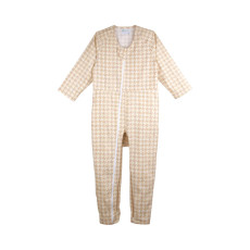 컨비네이션 Ⅱ 풀 오픈형 환자복 5638-A S 티도리베이지