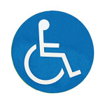 휠체어 표시 마크 (외부 부착형) NB-100 1개