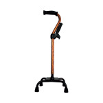 보조그립 네발 지팡이 WB3802 나뭇결 브라운