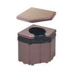 공간 활용 코너형 휴대용 변기 R-46