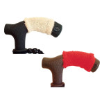 미끄럼 방지 그립 밴드 (푹신형, 2개) 베이지×레드